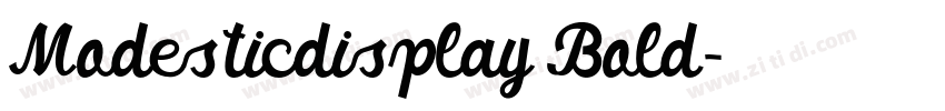 Modesticdisplay Bold字体转换 Modesticdisplay Bold字体转换
